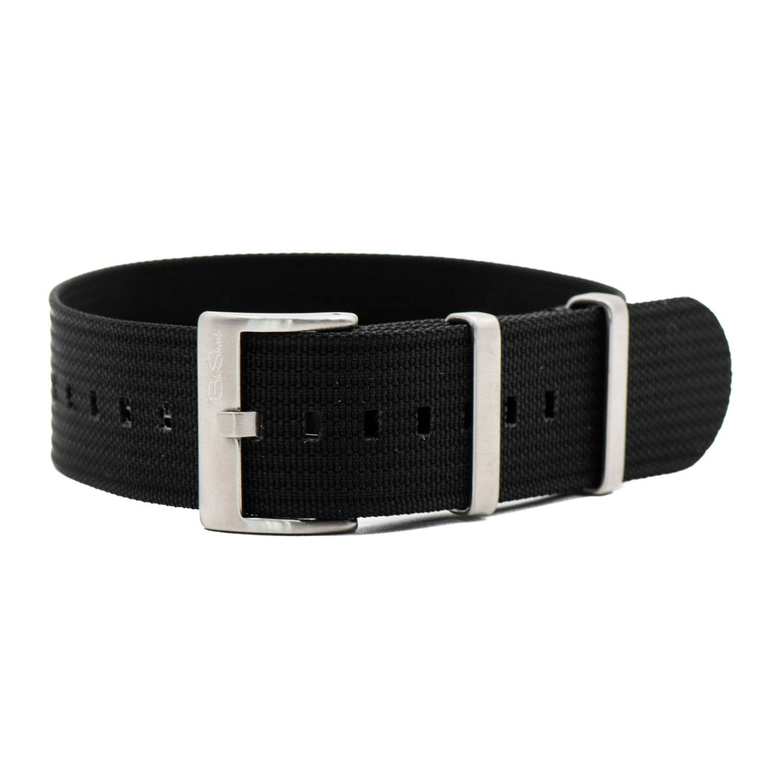 Ribbed Single - Pass - Black - BluShark Straps