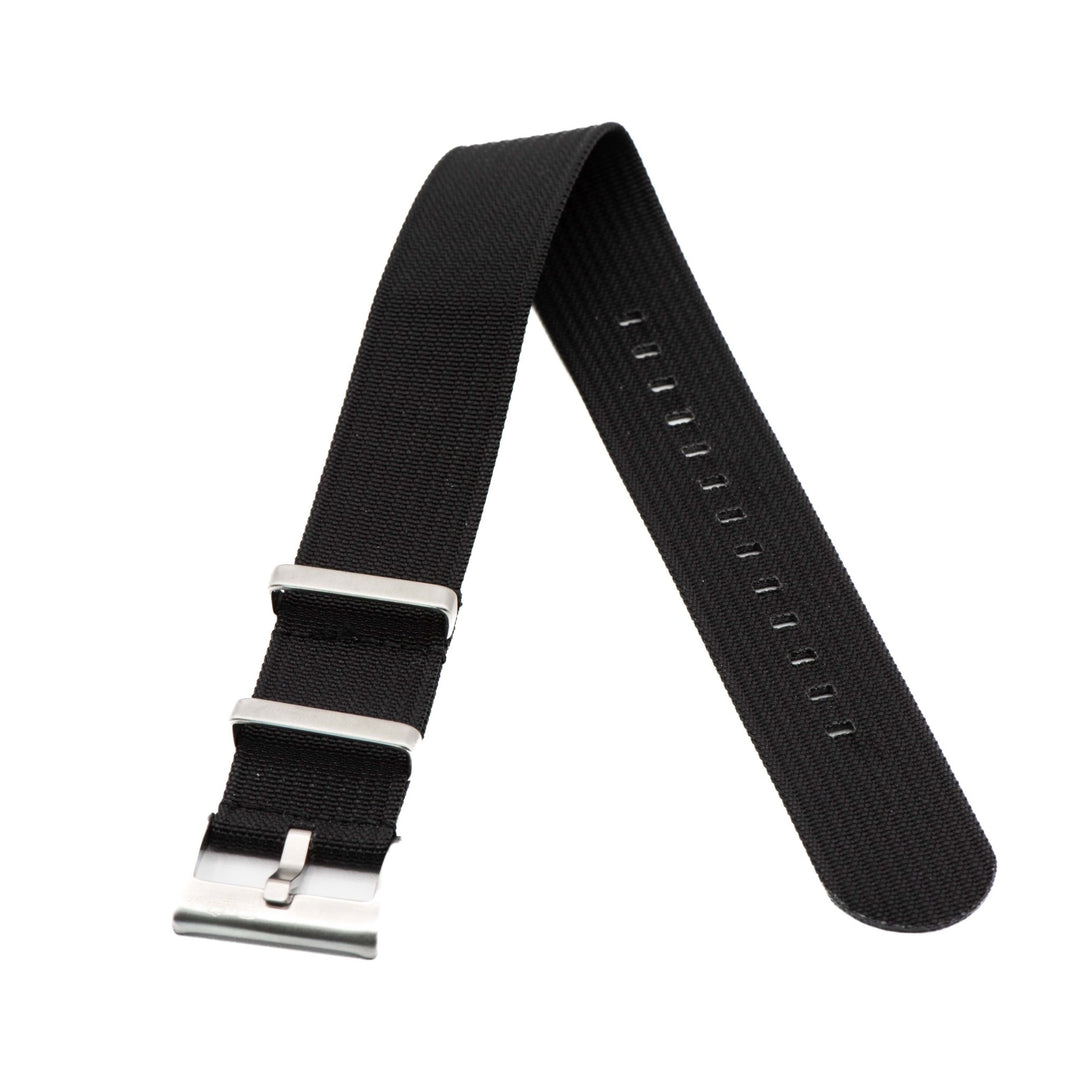 Ribbed Single - Pass - Black - BluShark Straps
