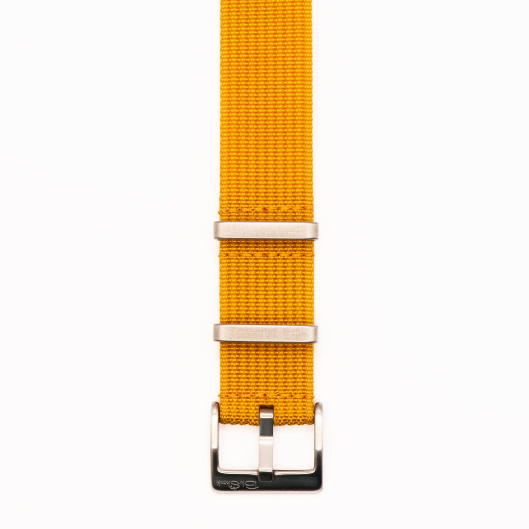 Ribbed Single - Pass - Mustard Yellow - BluShark Straps