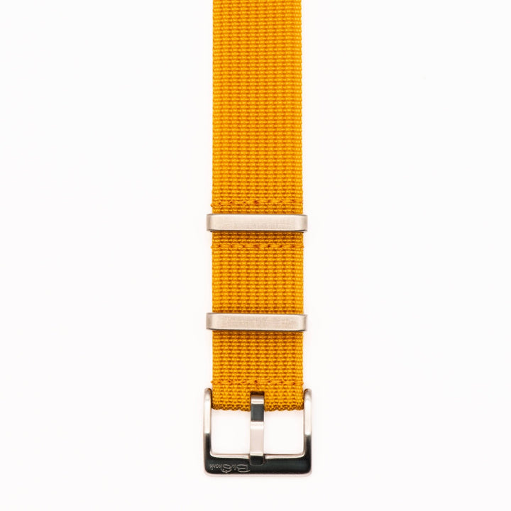 Ribbed Single - Pass - Mustard Yellow - BluShark Straps