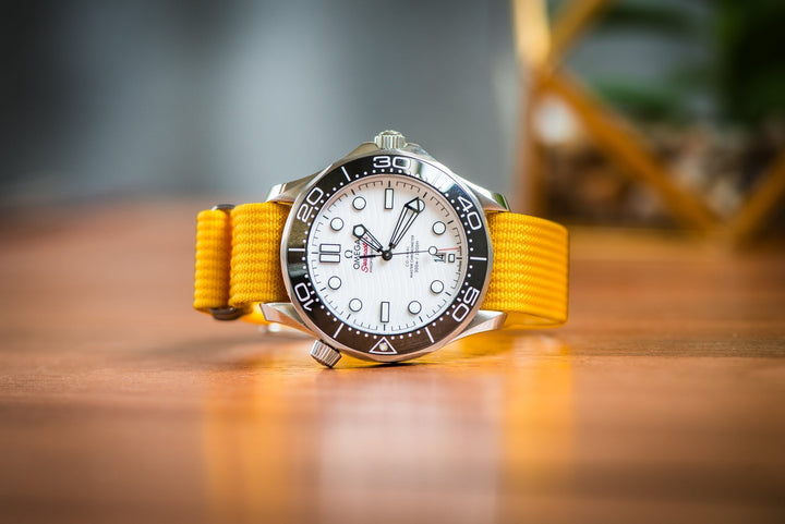 Ribbed Single - Pass - Mustard Yellow - BluShark Straps