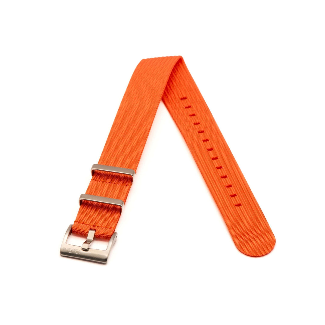 Ribbed Single - Pass - Orange - BluShark Straps