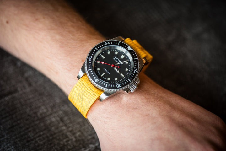 Ribbed Single - Pass - Sunflower Yellow - BluShark Straps