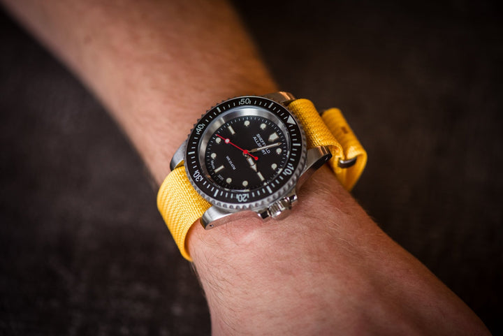 Ribbed Single - Pass - Sunflower Yellow - BluShark Straps