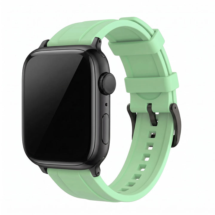 Ridge Rubber Band - For Apple Watch - Mint - BluShark Straps