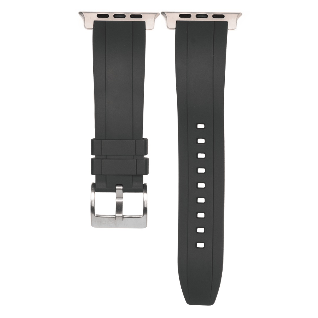 Ridge Rubber Band - For Apple Watch ULTRA - Graphite - BluShark Straps