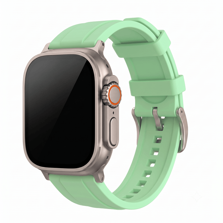 Ridge Rubber Band - For Apple Watch ULTRA - Mint - BluShark Straps