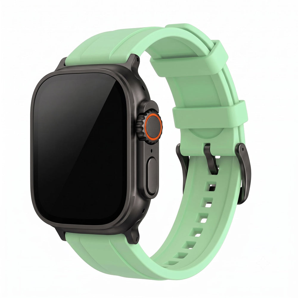Ridge Rubber Band - For Apple Watch ULTRA - Mint - BluShark Straps