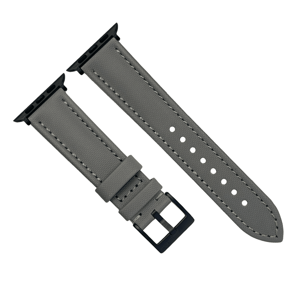 Sailcloth Band – For Apple Watch - Gray - BluShark Straps