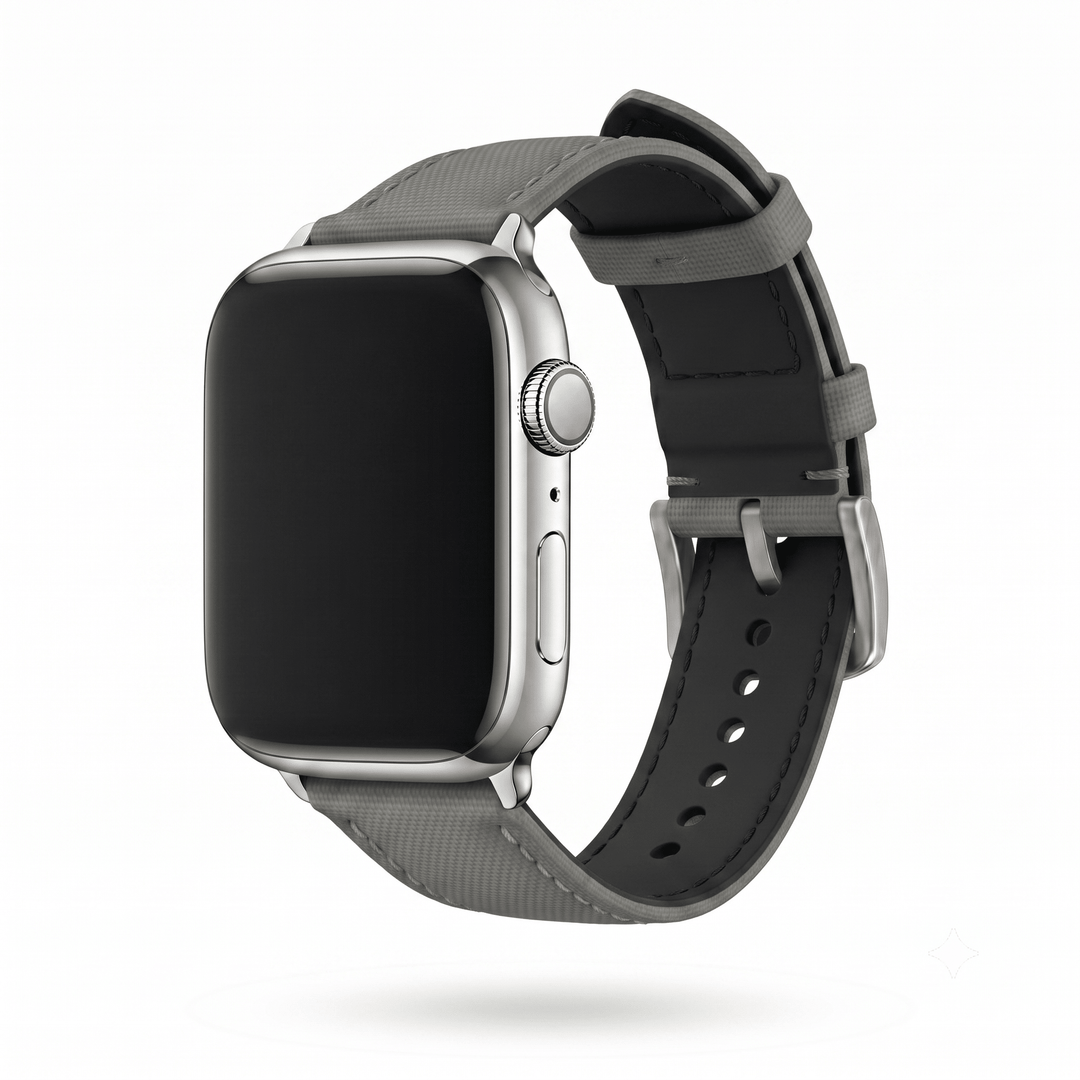 Sailcloth Band – For Apple Watch - Gray - BluShark Straps