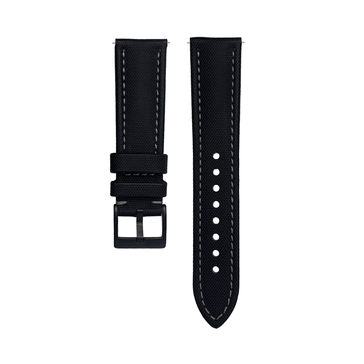 Sailcloth - Black with Gray - BluShark Straps