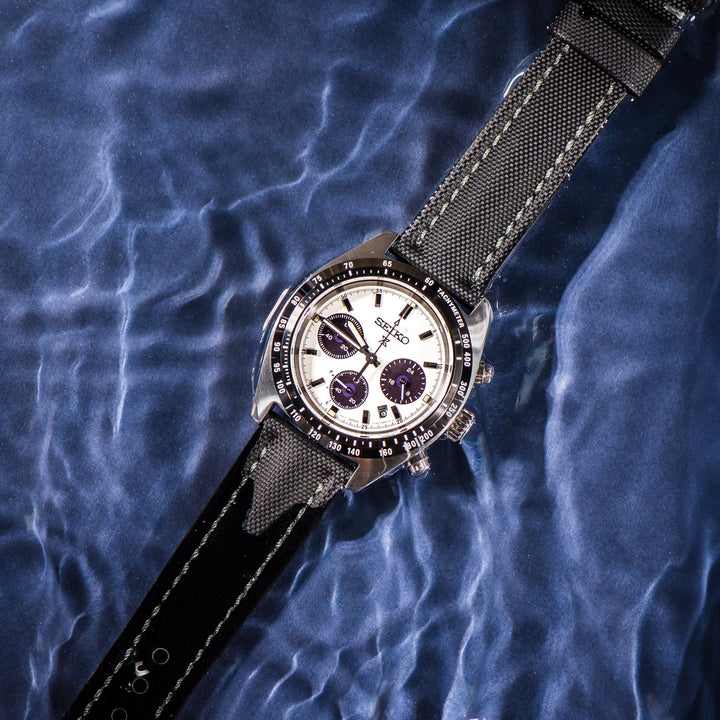 Sailcloth - Black with Gray - BluShark Straps
