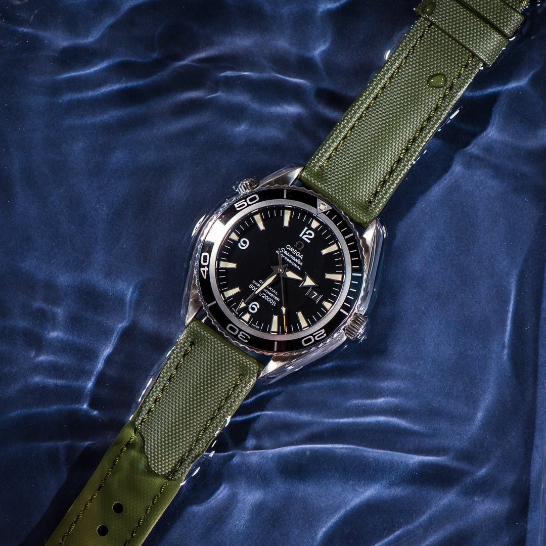 Sailcloth - Green - BluShark Straps
