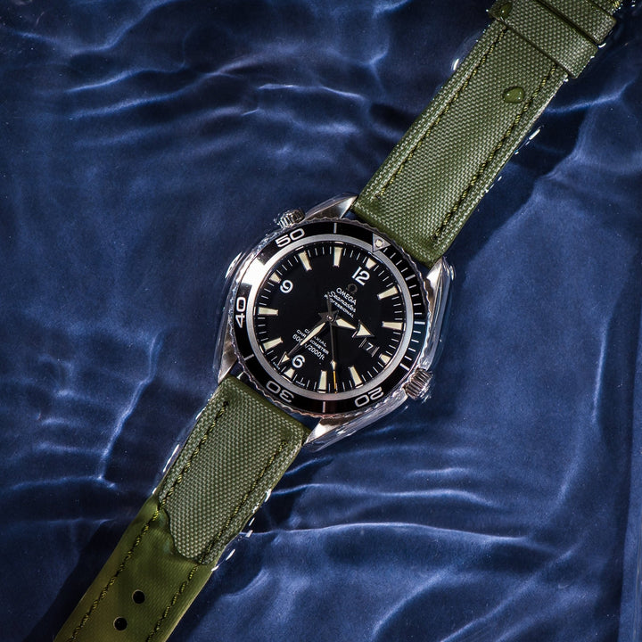 Sailcloth - Green - BluShark Straps