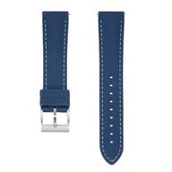 Sailcloth Rubber Buckle - Blue/White
