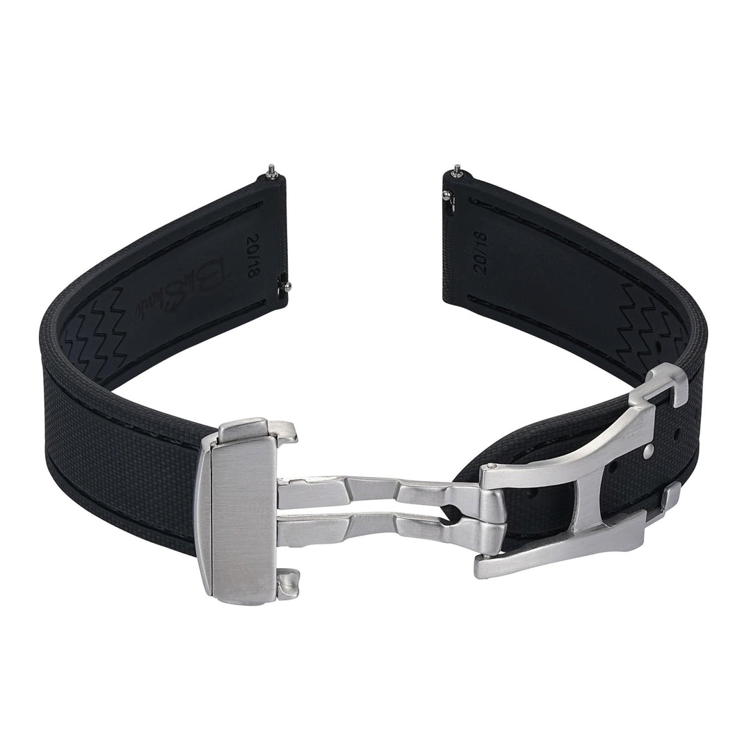 Sailcloth Rubber Deploy - Blackout - BluShark Straps
