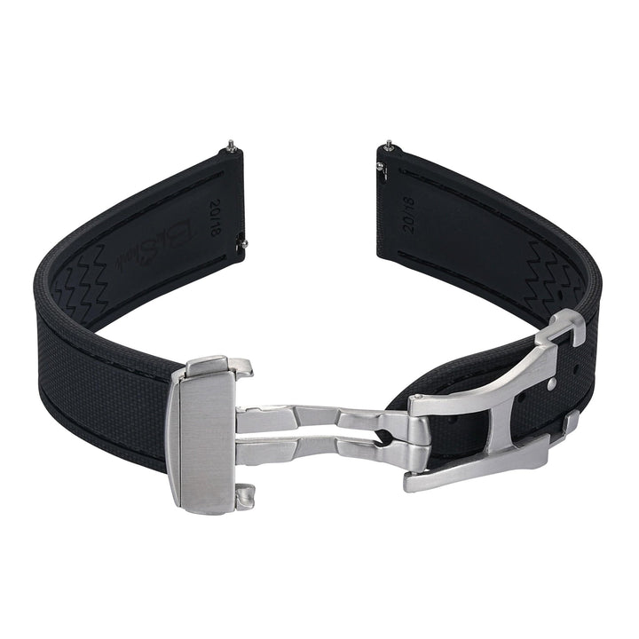 Sailcloth Rubber Deploy - Blackout - BluShark Straps