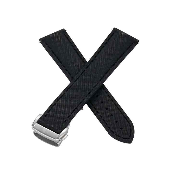 Sailcloth Rubber Deploy - Blackout - BluShark Straps