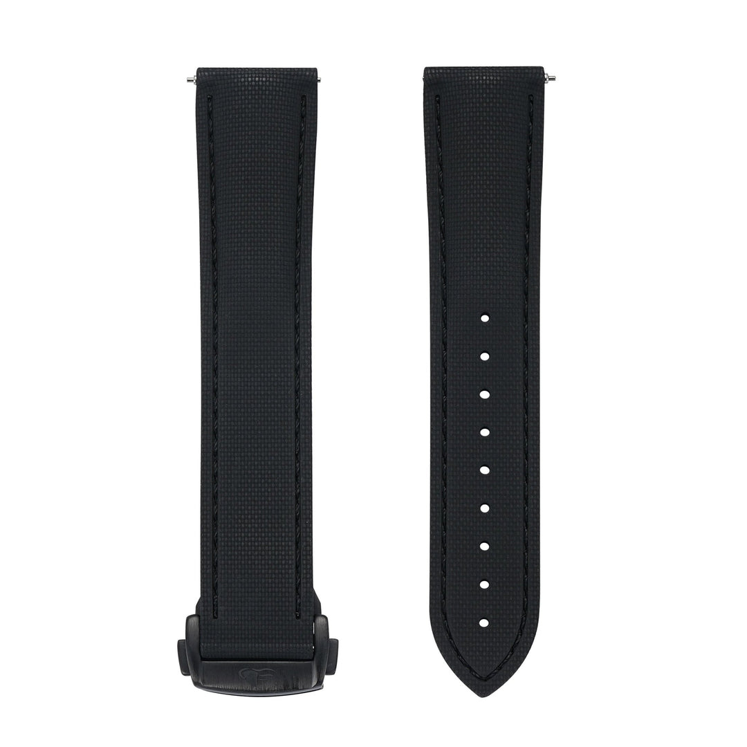 Sailcloth Rubber Deploy - Blackout - BluShark Straps