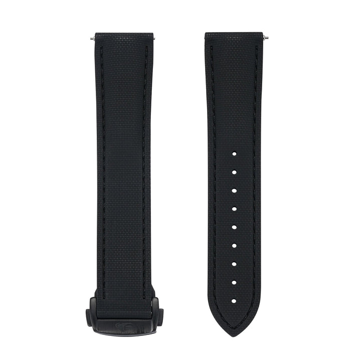 Sailcloth Rubber Deploy - Blackout - BluShark Straps
