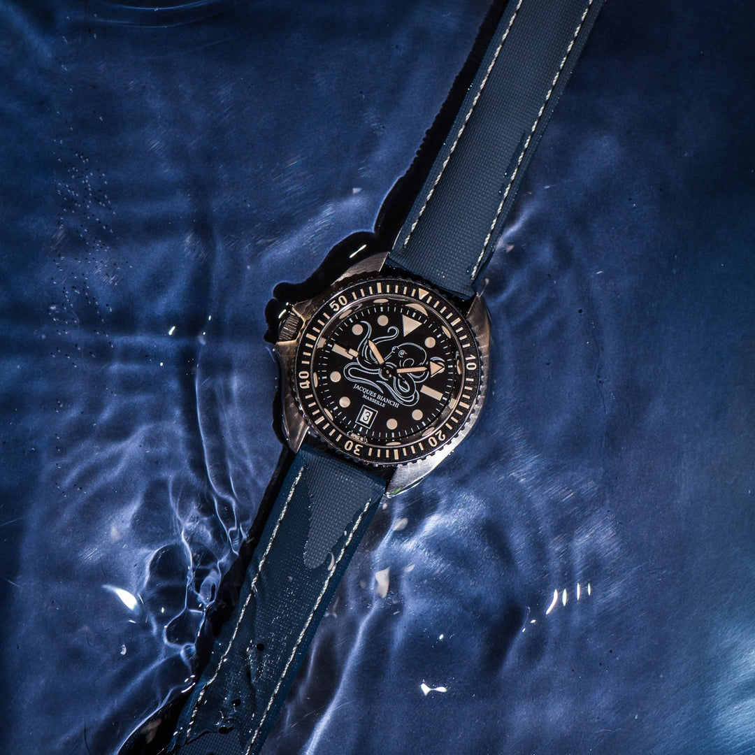 Sailcloth Rubber Deploy - Blue - BluShark Straps