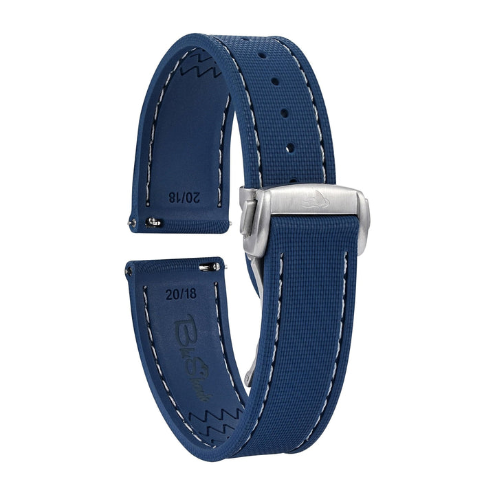 Sailcloth Rubber Deploy - Blue - BluShark Straps