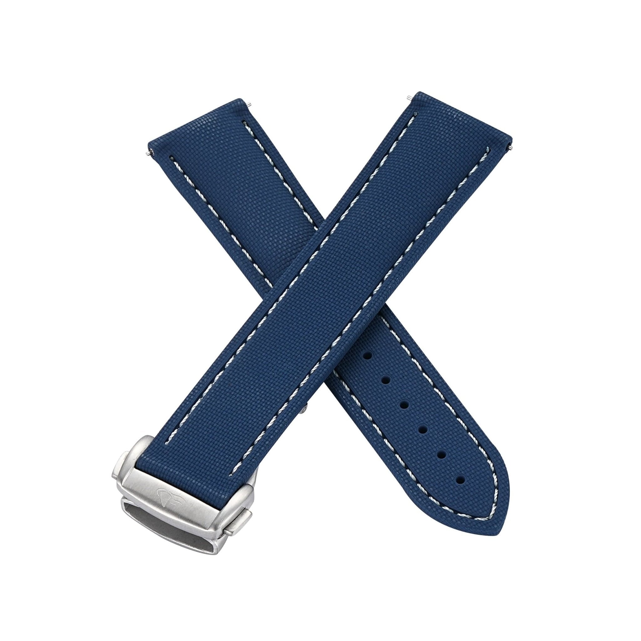 Rubber Sailcloth Deploy - Blue Deployment Clasp – BluShark Straps