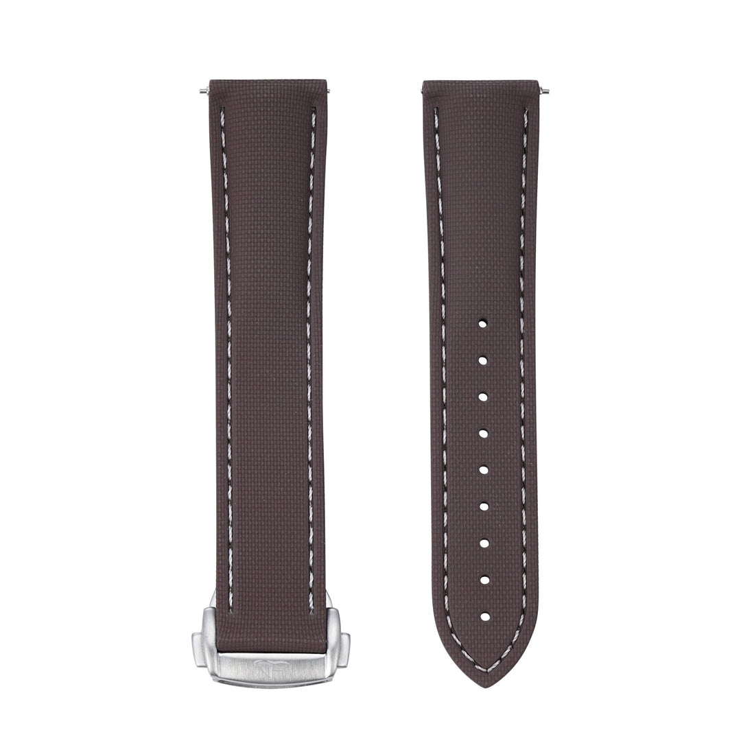 Sailcloth Rubber Deploy - Brown - BluShark Straps