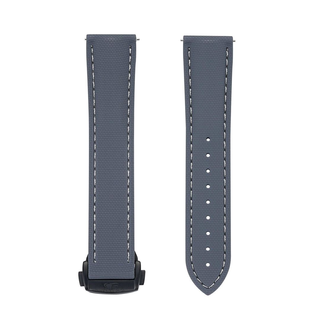 Sailcloth Rubber Deploy - Gray - BluShark Straps