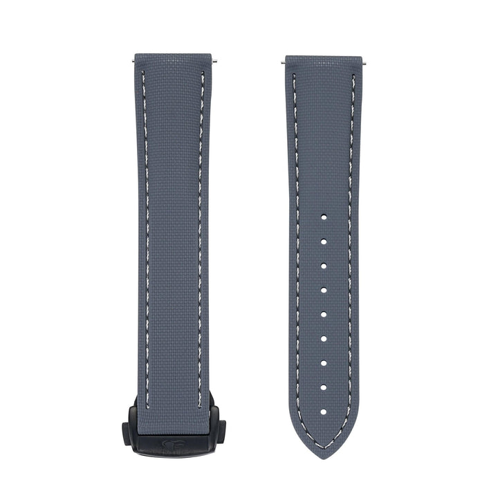Sailcloth Rubber Deploy - Gray - BluShark Straps