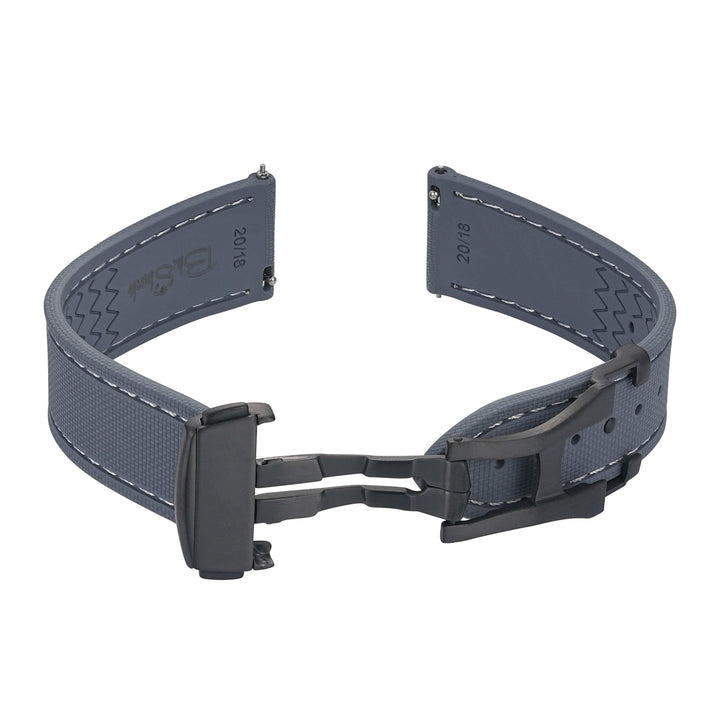 Sailcloth Rubber Deploy - Gray - BluShark Straps