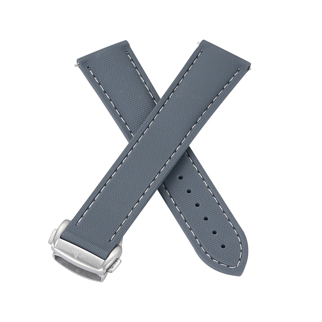 Sailcloth Rubber Deploy - Gray - BluShark Straps