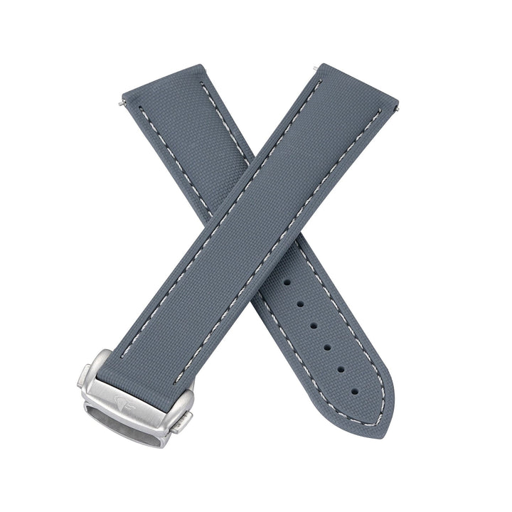 Sailcloth Rubber Deploy - Gray - BluShark Straps