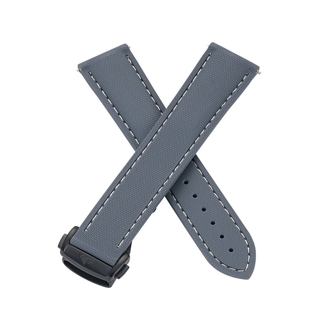 Sailcloth Rubber Deploy - Gray - BluShark Straps