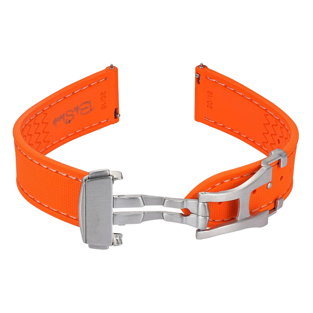 Sailcloth Rubber Deploy - Orange - BluShark Straps