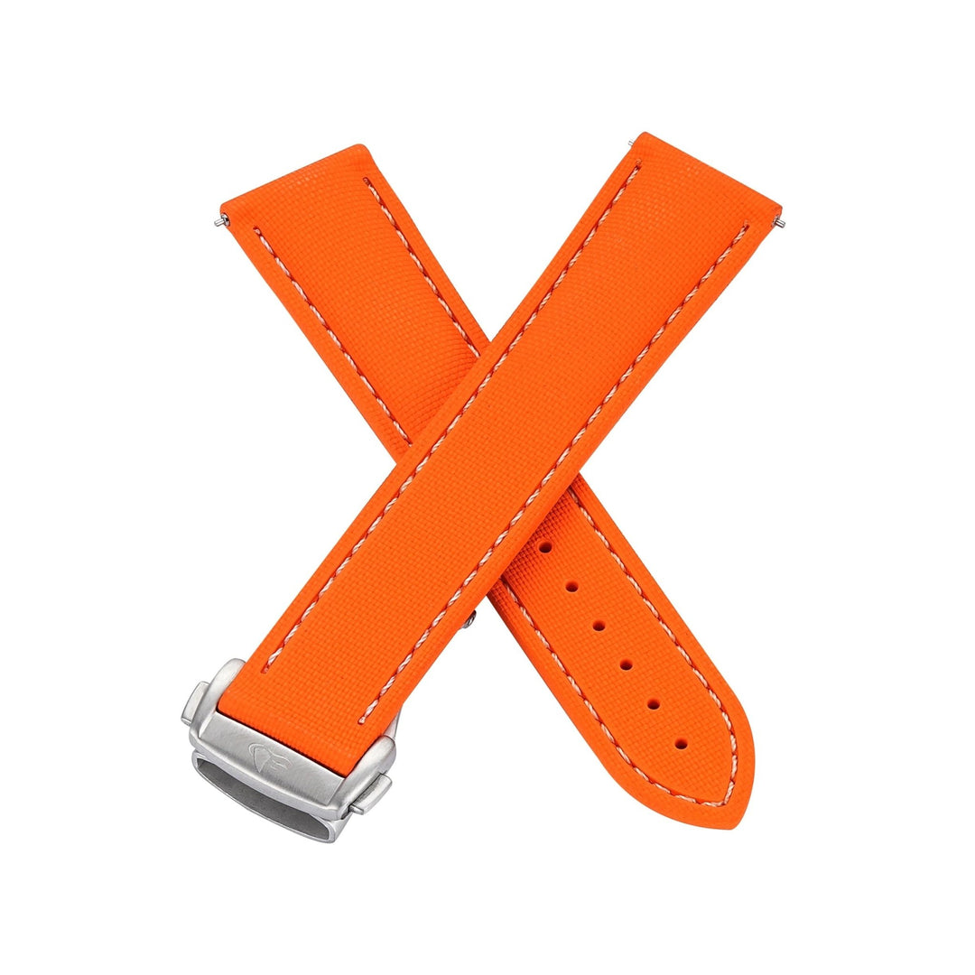 Sailcloth Rubber Deploy - Orange - BluShark Straps
