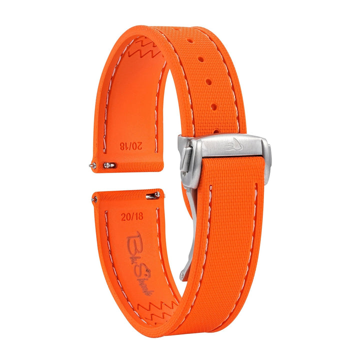 Sailcloth Rubber Deploy - Orange - BluShark Straps