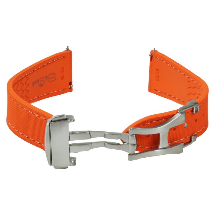 Sailcloth Rubber Deploy - Orange - BluShark Straps