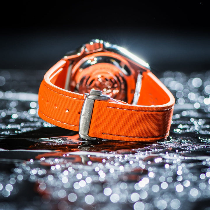 Sailcloth Rubber Deploy - Orange - BluShark Straps