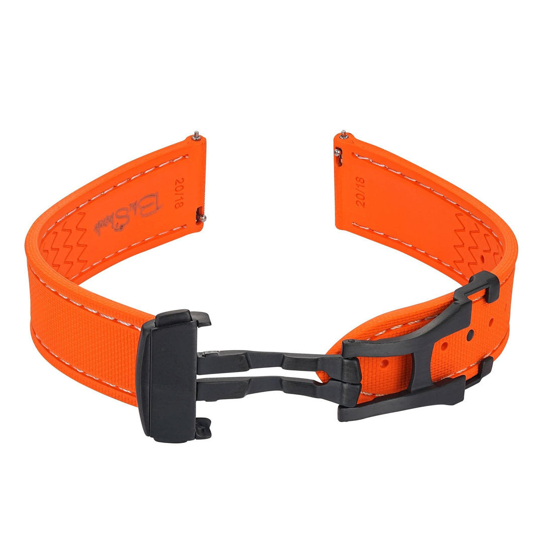 Sailcloth Rubber Deploy - Orange - BluShark Straps