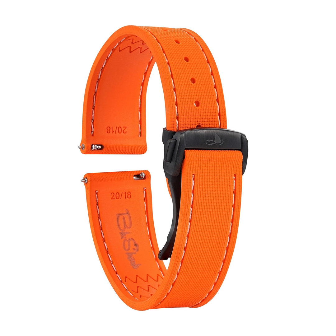 Sailcloth Rubber Deploy - Orange - BluShark Straps