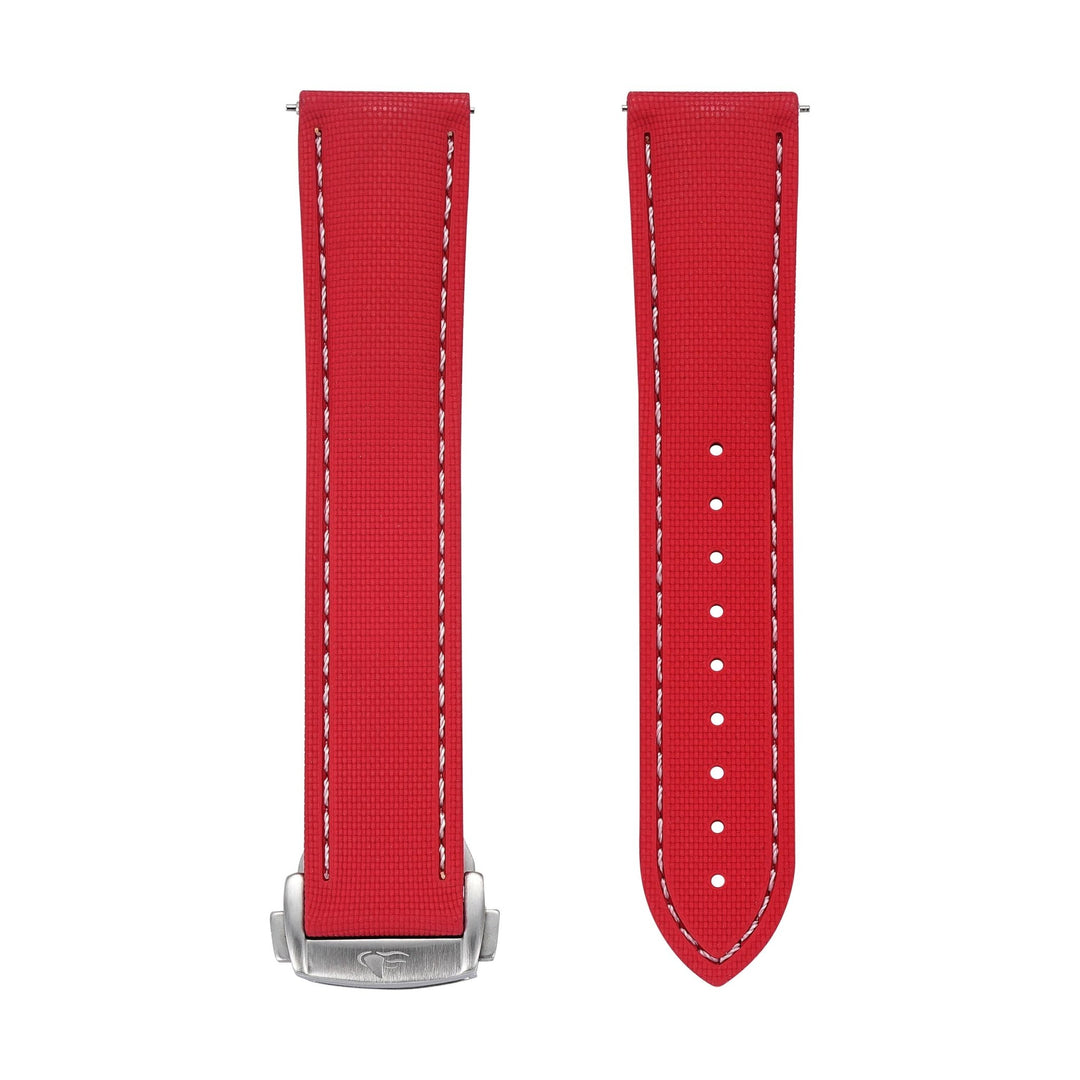 Sailcloth Rubber Deploy - Red - BluShark Straps
