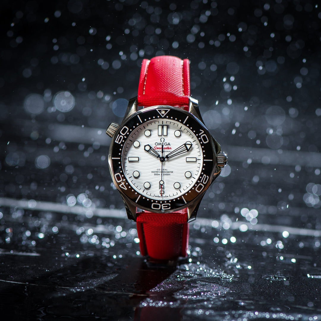 Sailcloth Rubber Deploy - Red - BluShark Straps