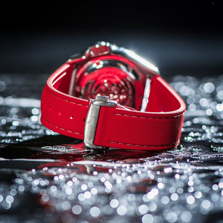 Sailcloth Rubber Deploy - Red - BluShark Straps