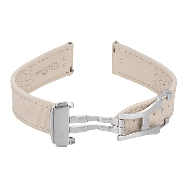 Sailcloth Rubber Deploy - Tan - BluShark Straps