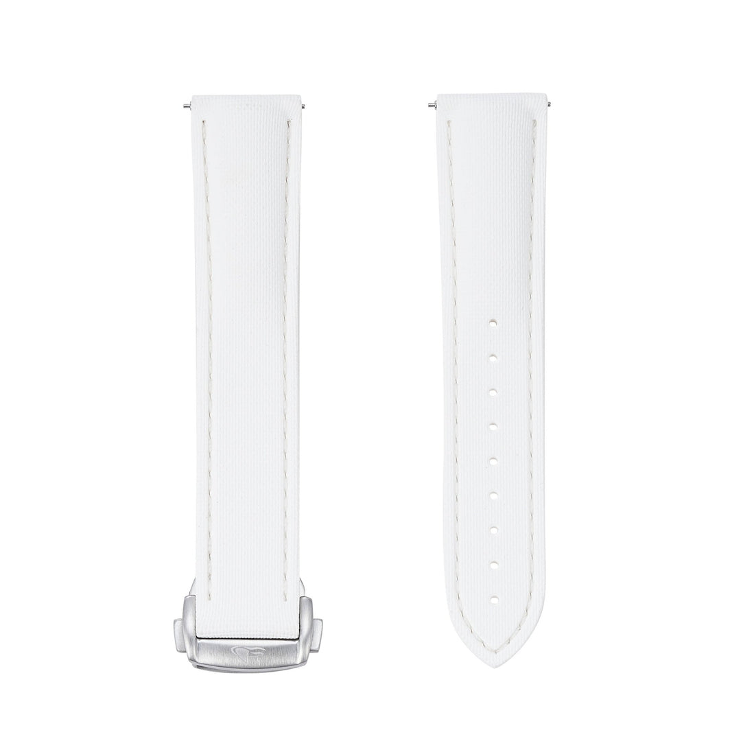Sailcloth Rubber Deploy - White - BluShark Straps
