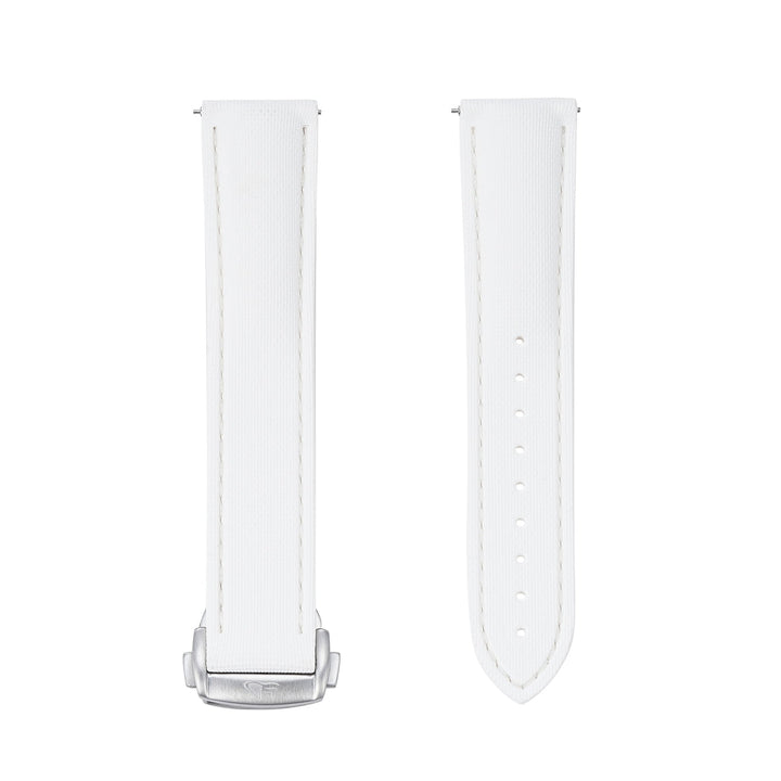 Sailcloth Rubber Deploy - White - BluShark Straps