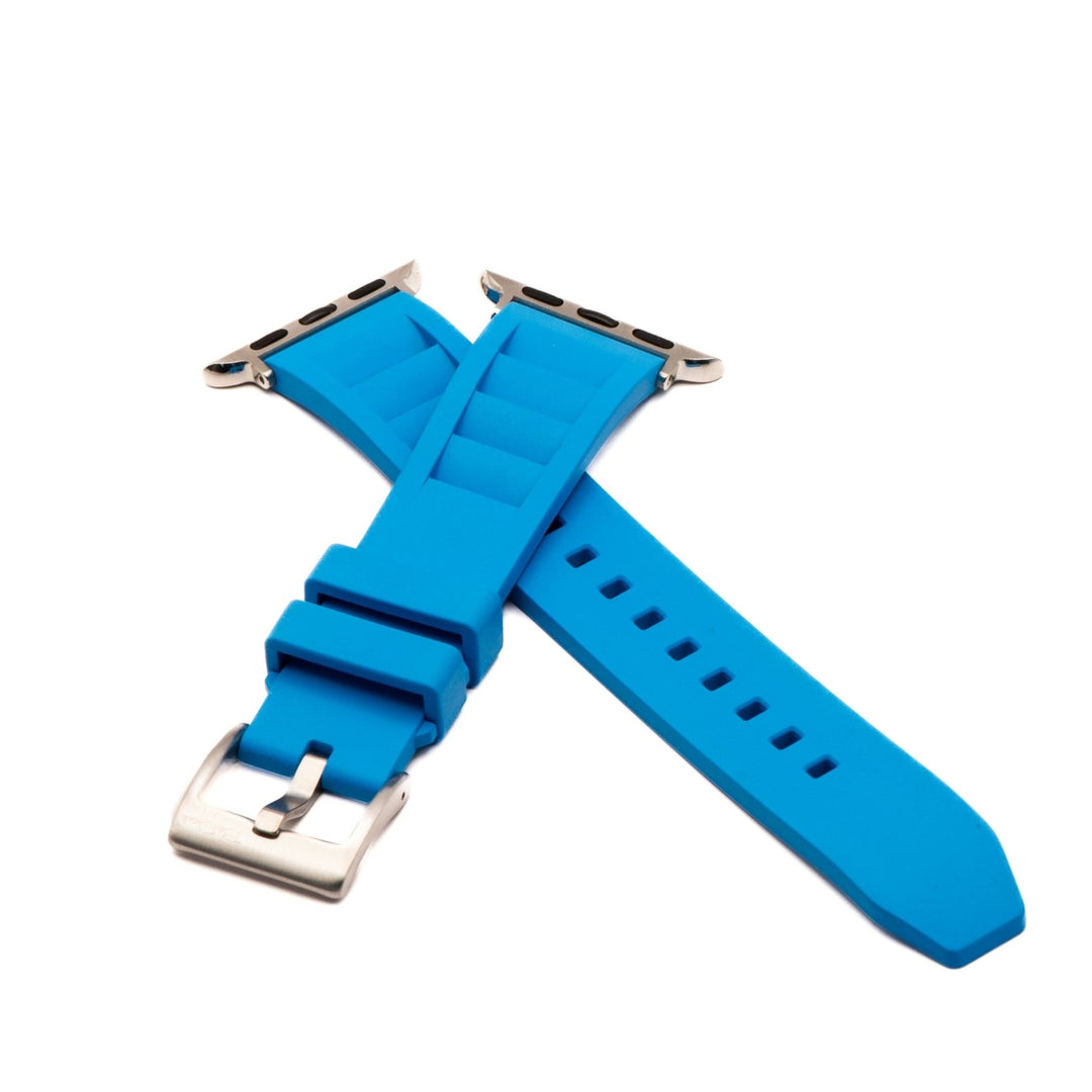 Shark Gill Rubber Band – For Apple Watch - BluShark Blue - BluShark Straps