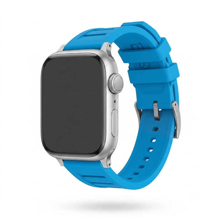 Shark Gill Rubber Band – For Apple Watch - BluShark Blue - BluShark Straps