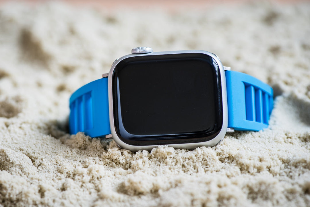 Shark Gill Rubber Band – For Apple Watch - BluShark Blue - BluShark Straps
